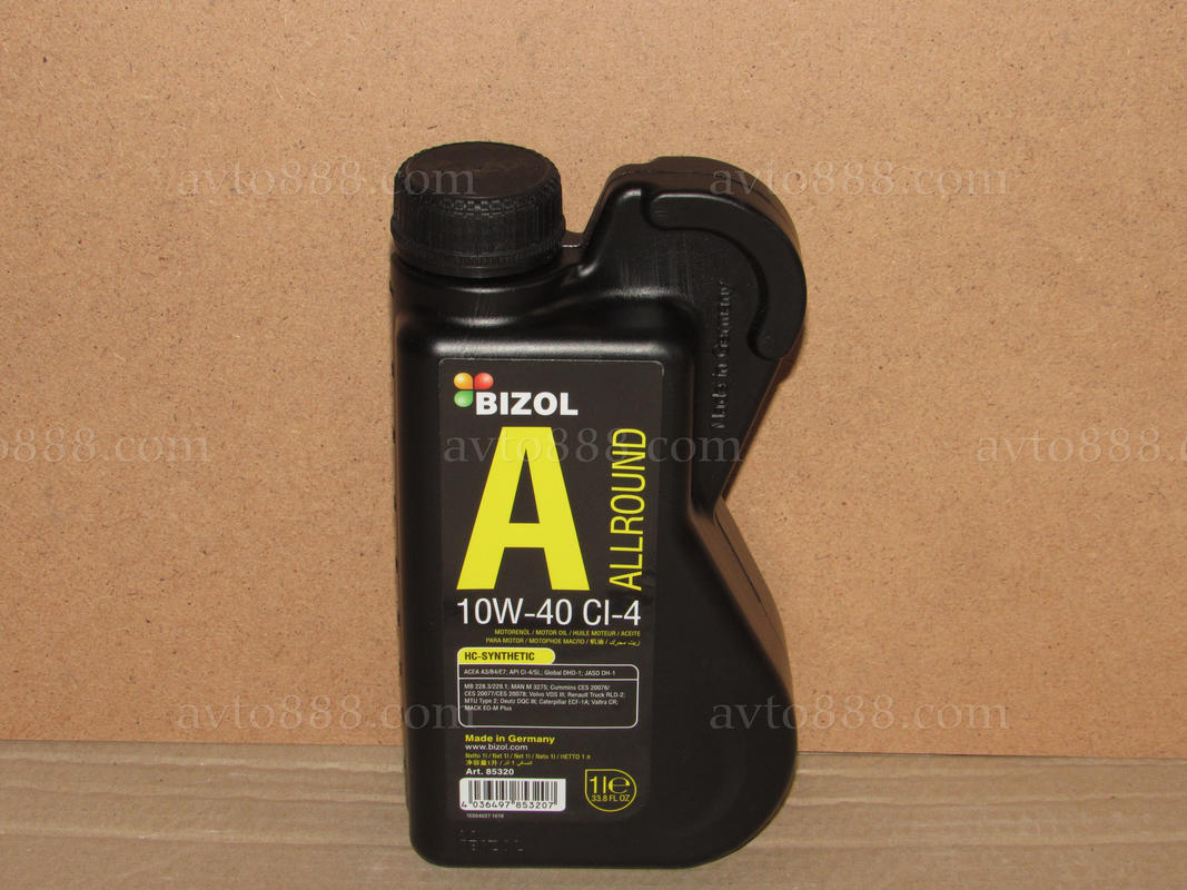 Масло 10w40 BIZOL Allround CL-4 1л   -стара diesel Protect-