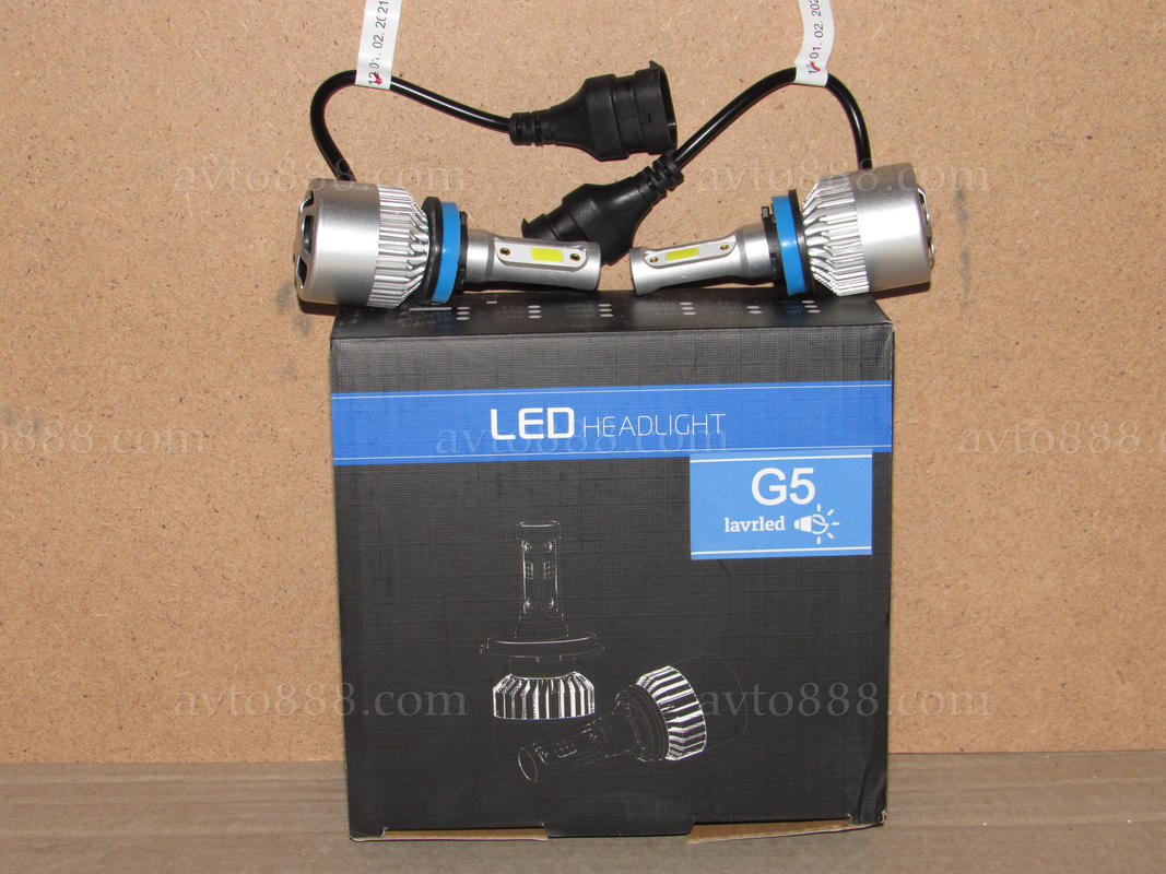 Лампочка 12v Н11LED-G5 lavrled 6500 K (MonoLED) 36 W 8000 Lumen   (гарант.=1рік)