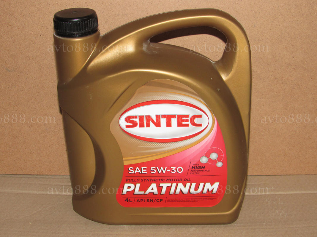 Масло  5w30 Sintec Platinum SN/CF 4л