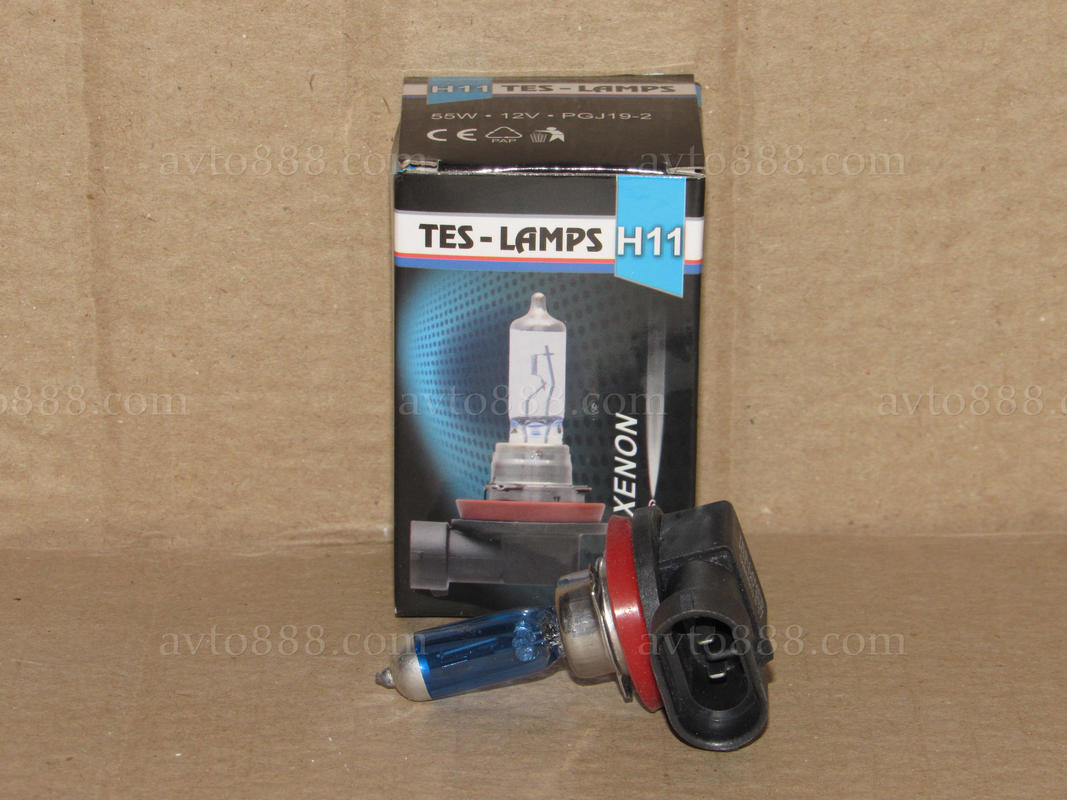 Лампочка 12v Н11 55W Tes-lamps