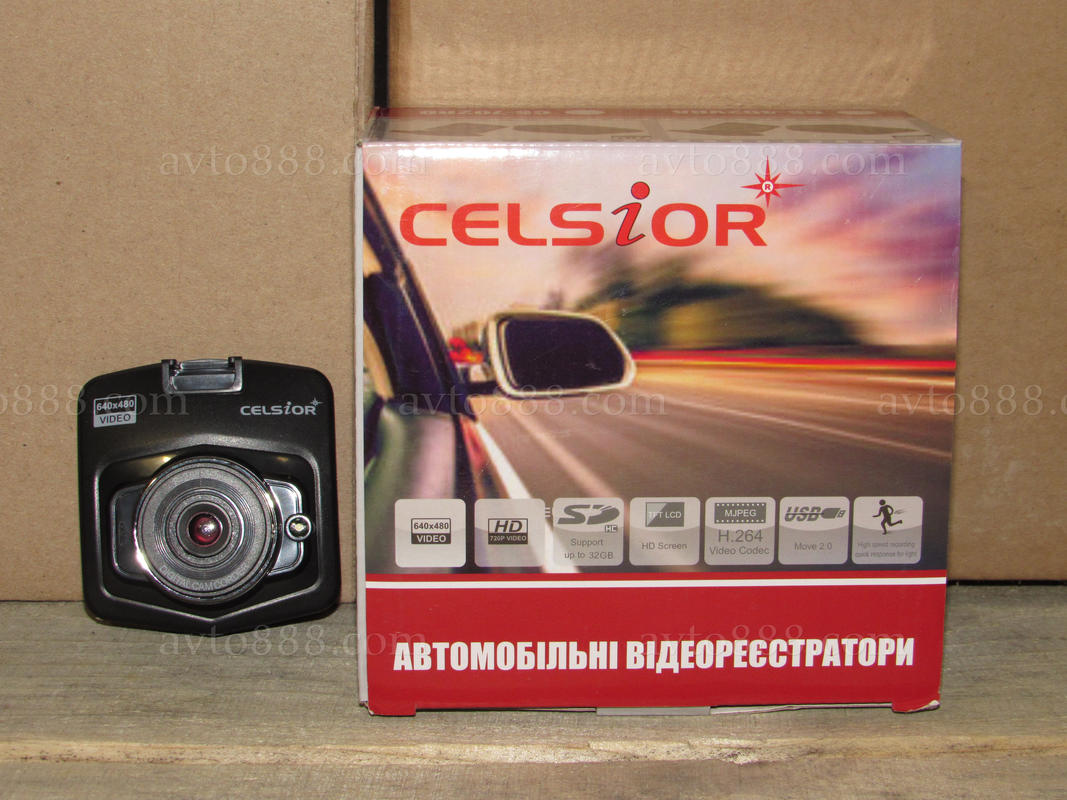 Відеореєстр. Celsior CS-408 480P 1280х720 1 диод