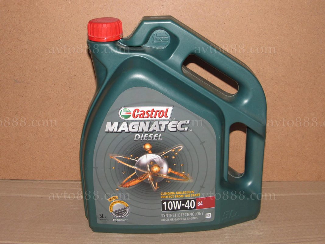 Масло 10w40 Castrol Magnatec b4-диз, 5л