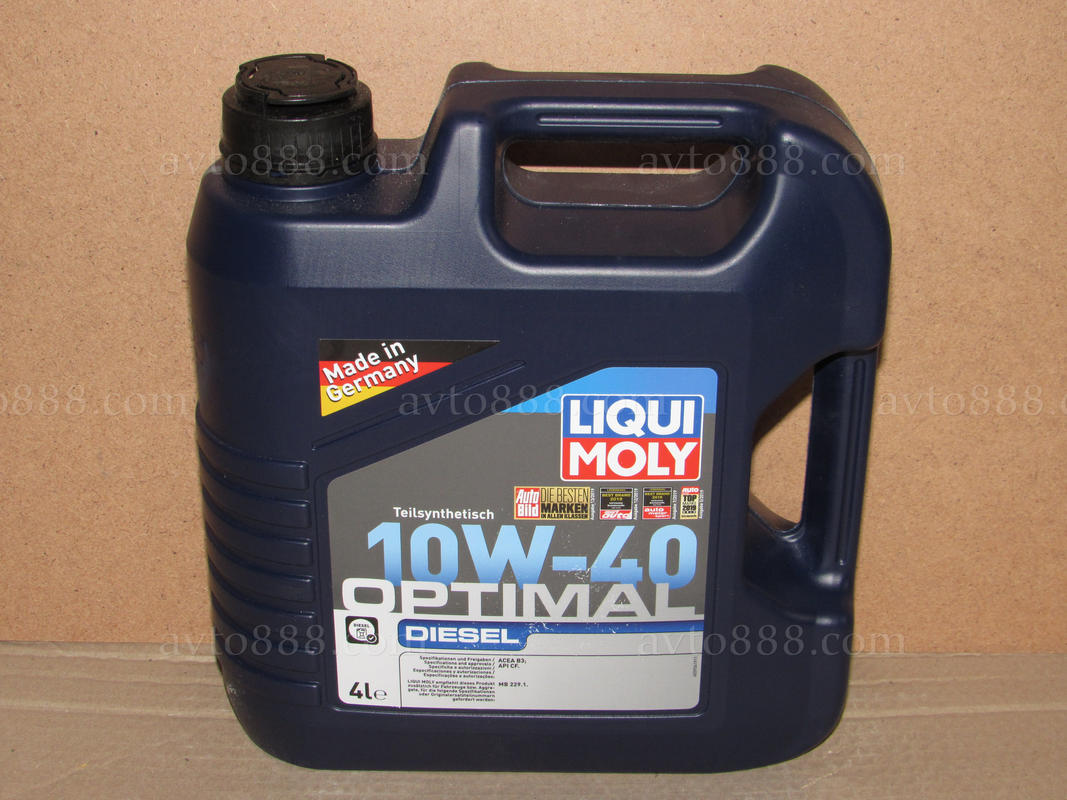 Масло 10w40 Liqui Moly Optimal Diesel 4л