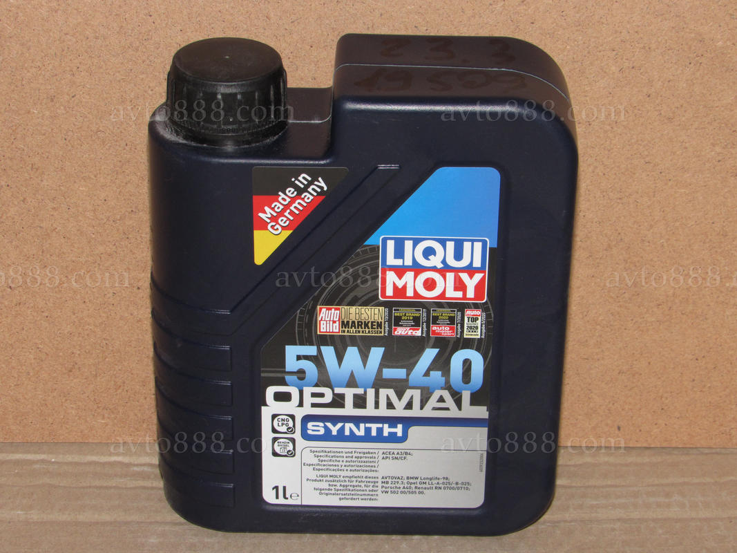 Масло  5w40 Liqui Moly Optimal 1л