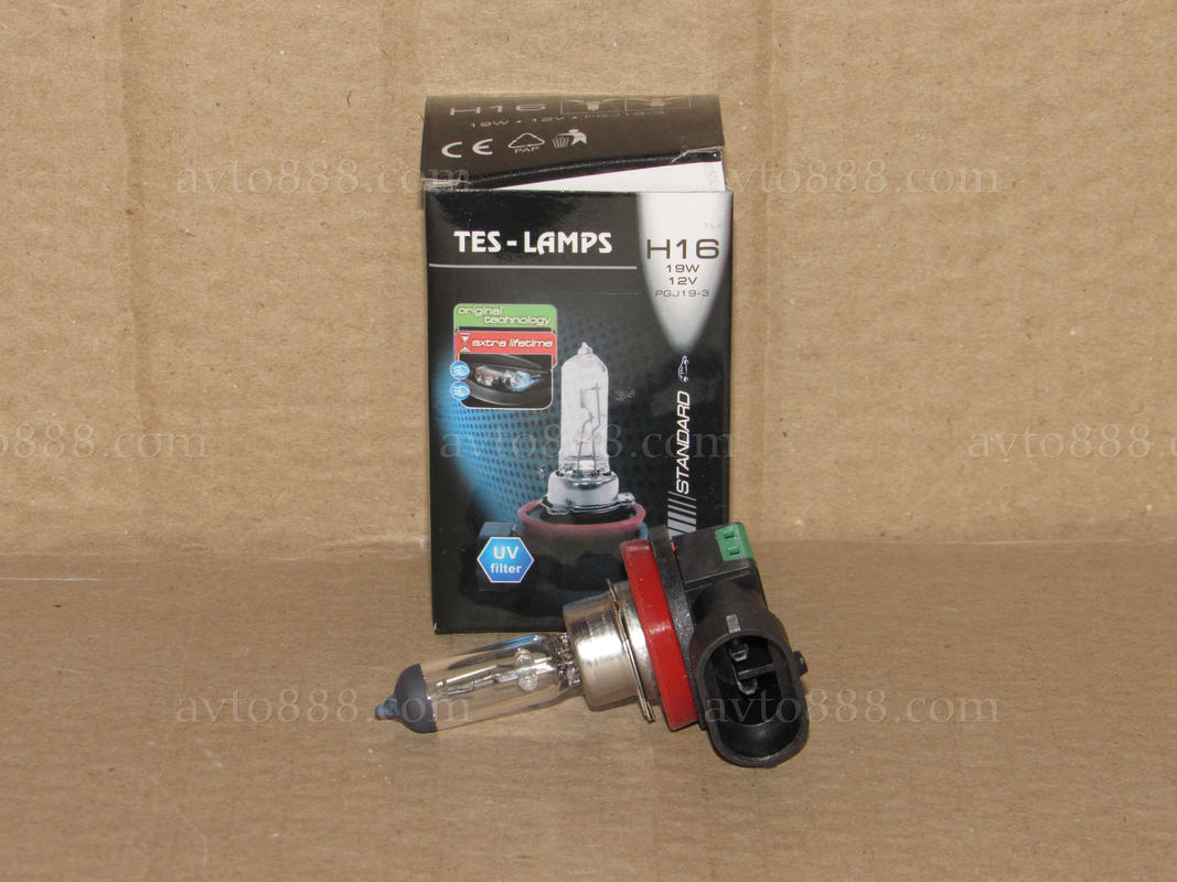 Лампочка 12v Н16 19W Tes-lamps