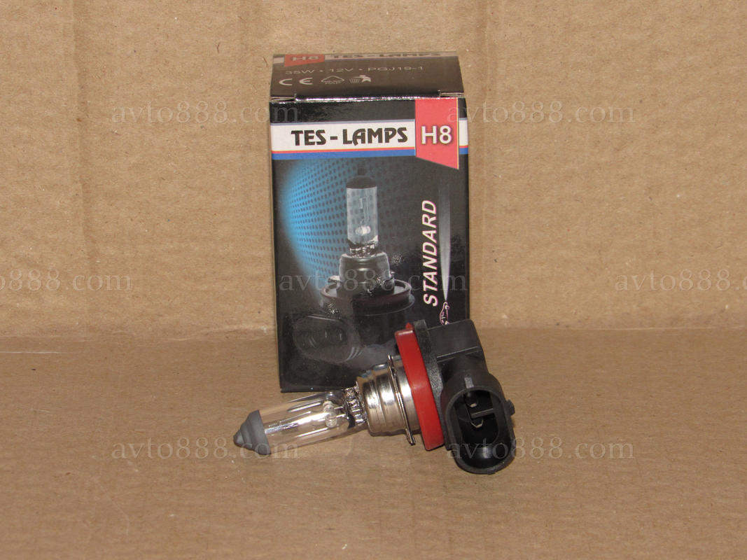 Лампочка 12v Н8 35W Tes-lamps