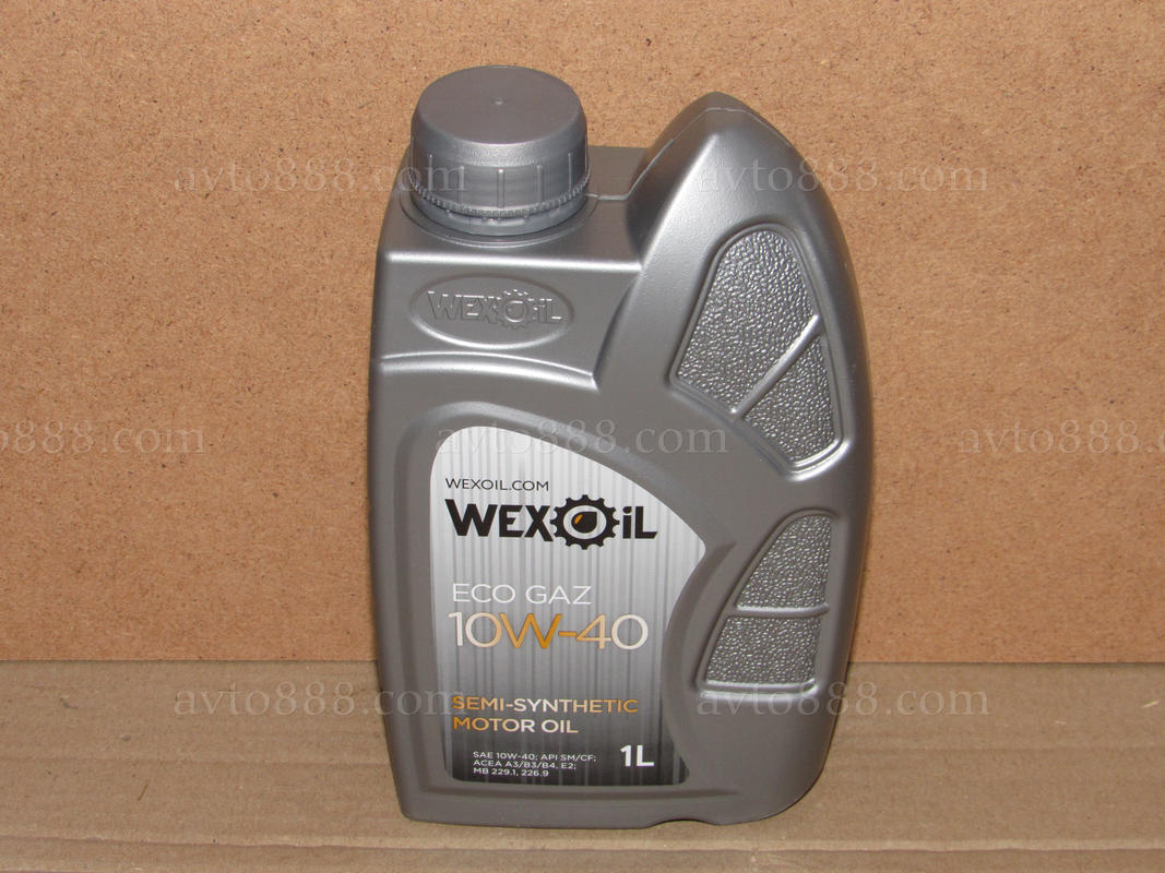 Масло 10w40 Wexoil Eco gaz 1л