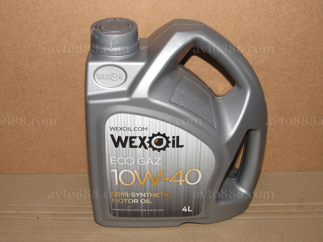 Масло 10w40 Wexoil Eco gaz 4л