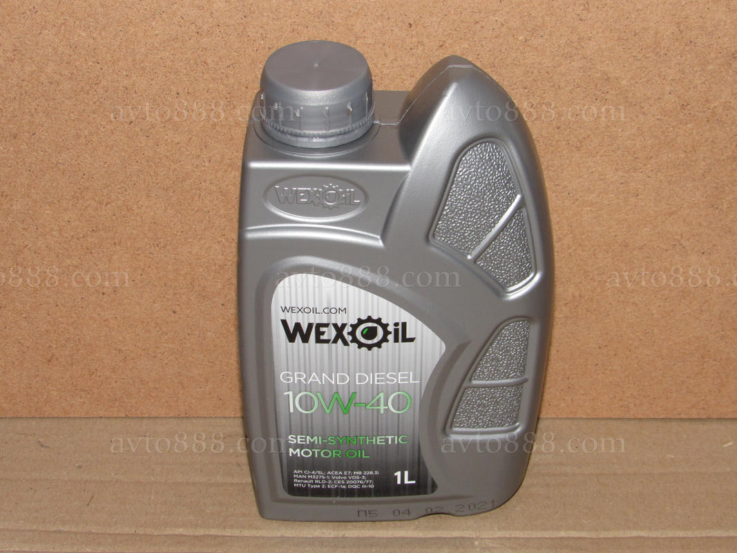 Масло 10w40 Wexoil Grand Diesel 1л