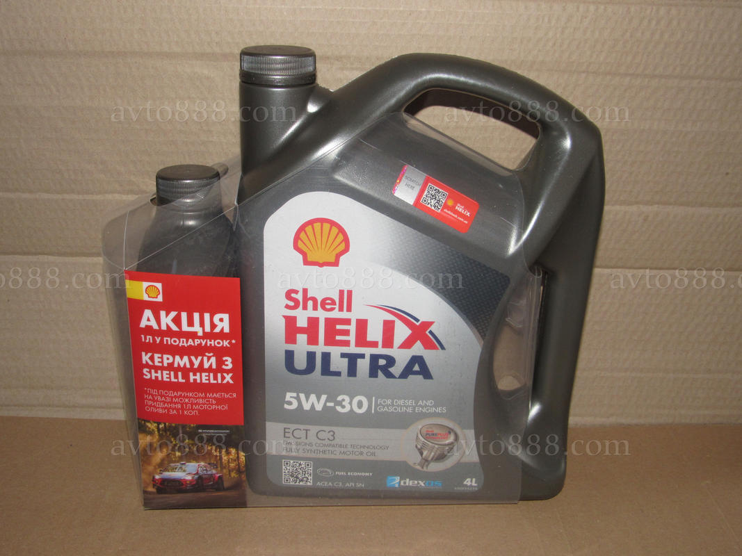 Масло  5w30 Shell Helix Ultra ECT C3 4+1л   -А-