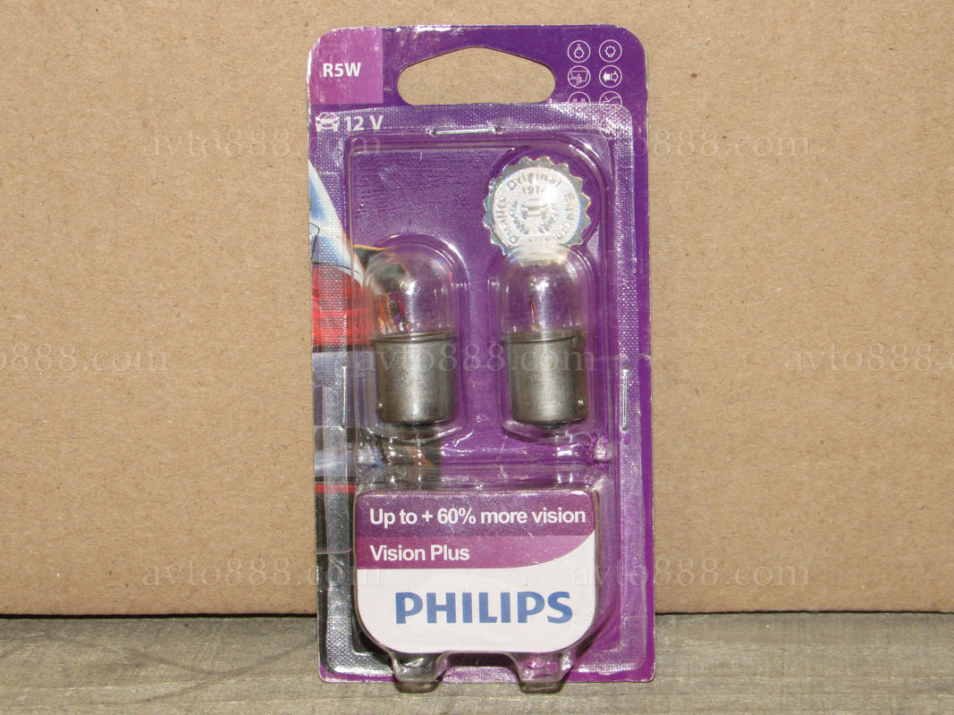 лампочка 12v 1к.  5W "Philips"   -2шт-