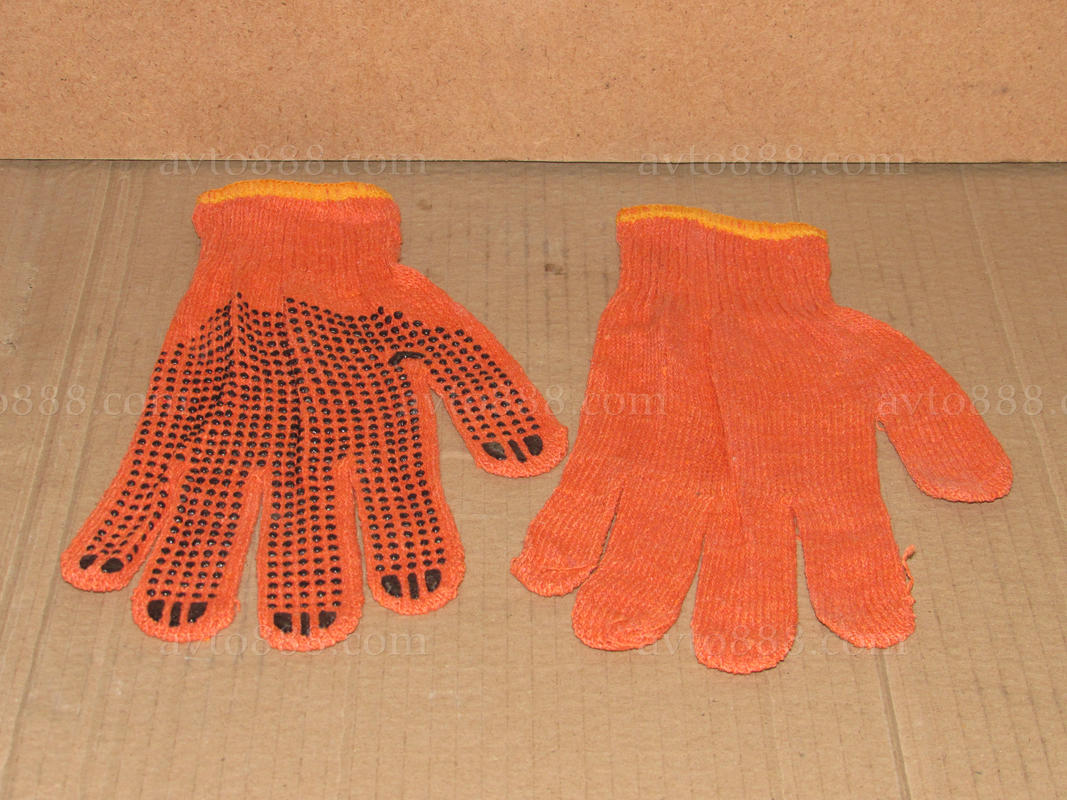 рукавиці оранж. товсті