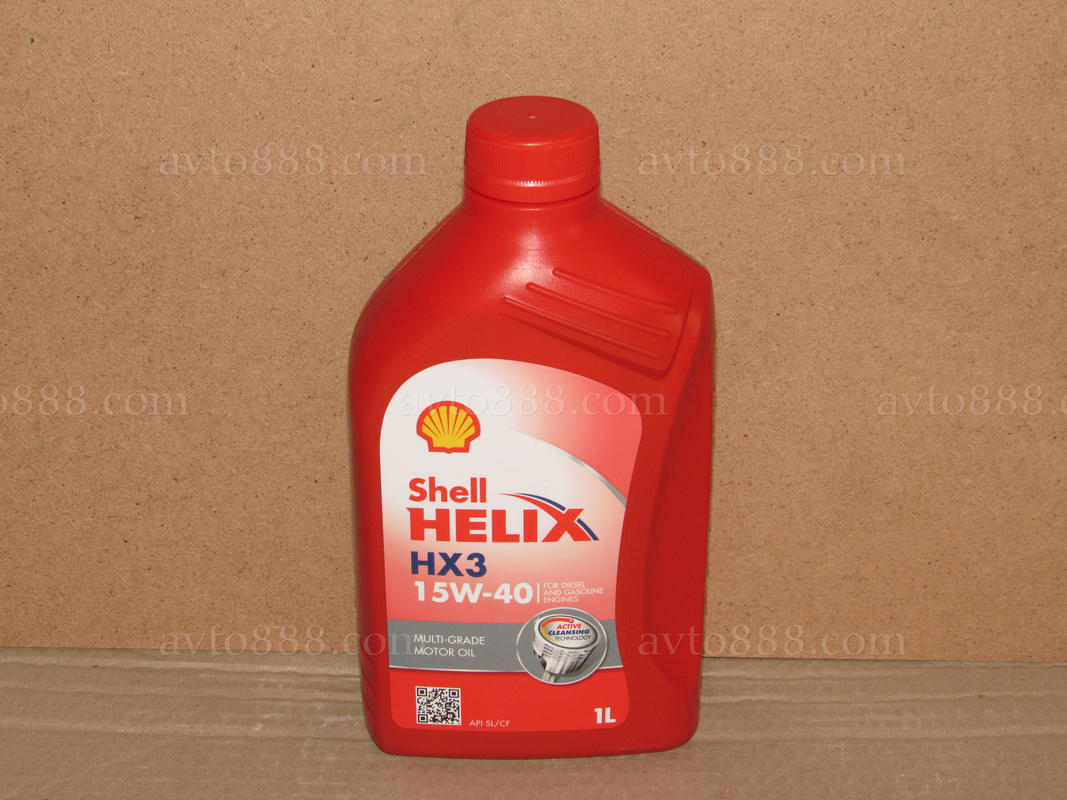 масло 15w40 1л "Shell" Helix HX3