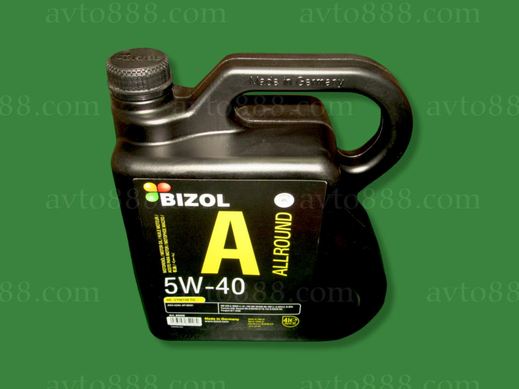 Масло  5w40 BIZOL Allround 4л   -стара Protect-