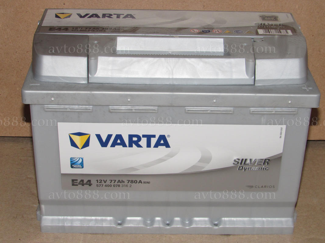 АКБ  77 R+ 780A "Varta" Silver Dynamic