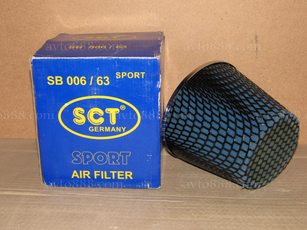 фільтр повітр. 0-опору / ф63 / Vдв=до 1,8 "SCT"