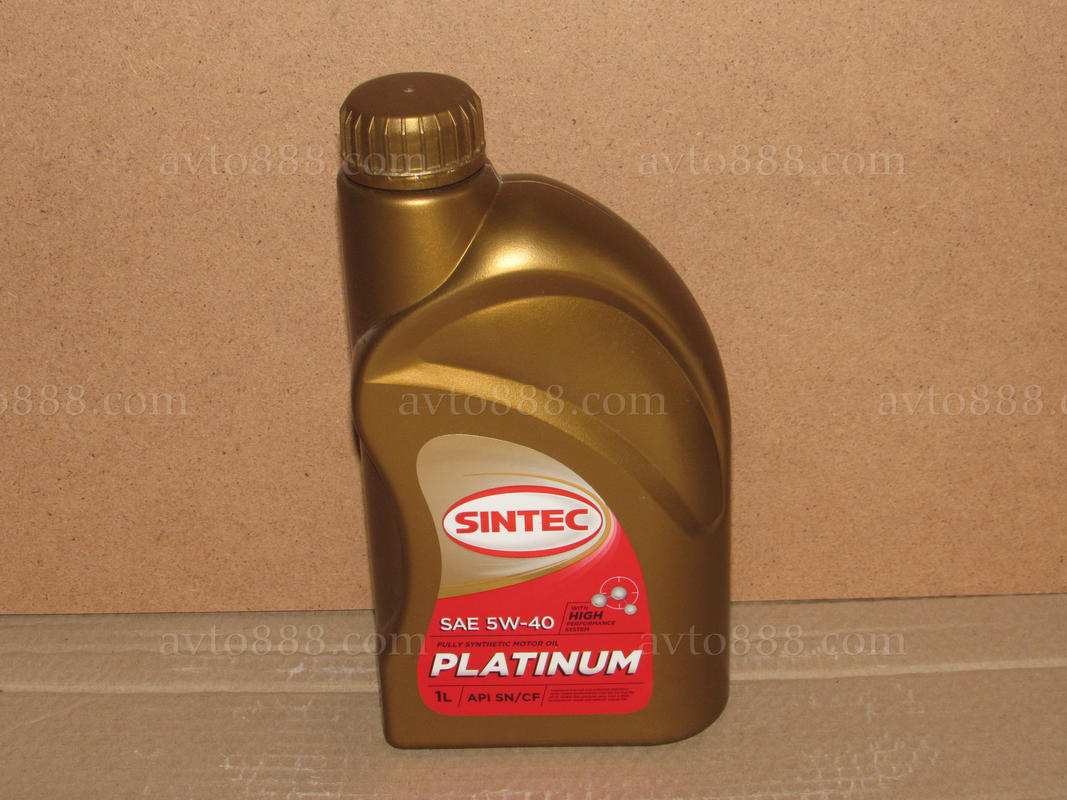 масло  5w40 1л "Sintec" Platinum SN/CF   група-Е