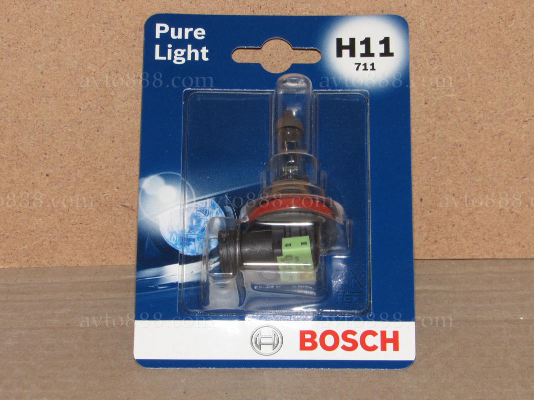 лампочка 12v Н11 55W "Bosch" Pure Light