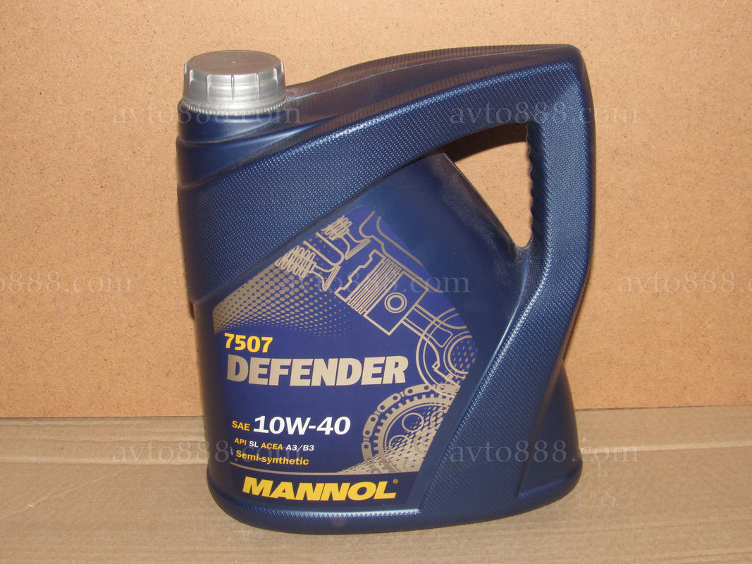 масло 10w40 4л "Mannol" Defender   API SL