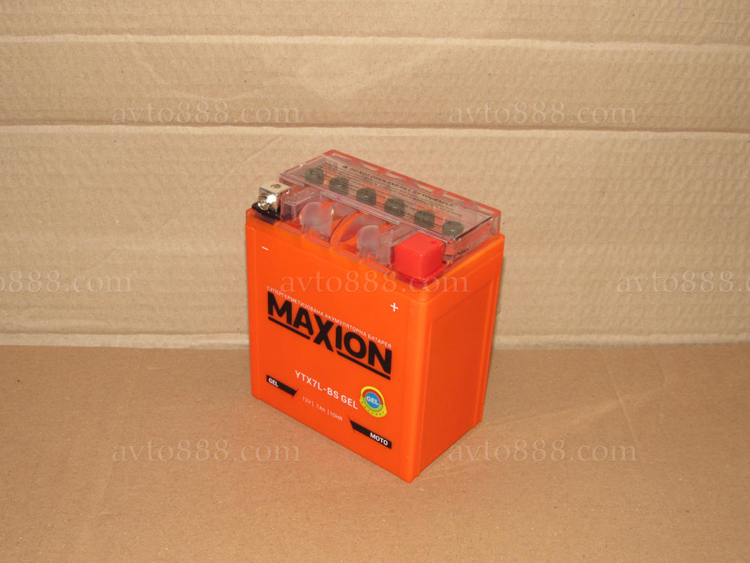 АКБ МОТО 12V  7A GEL висок. "Mega Power"