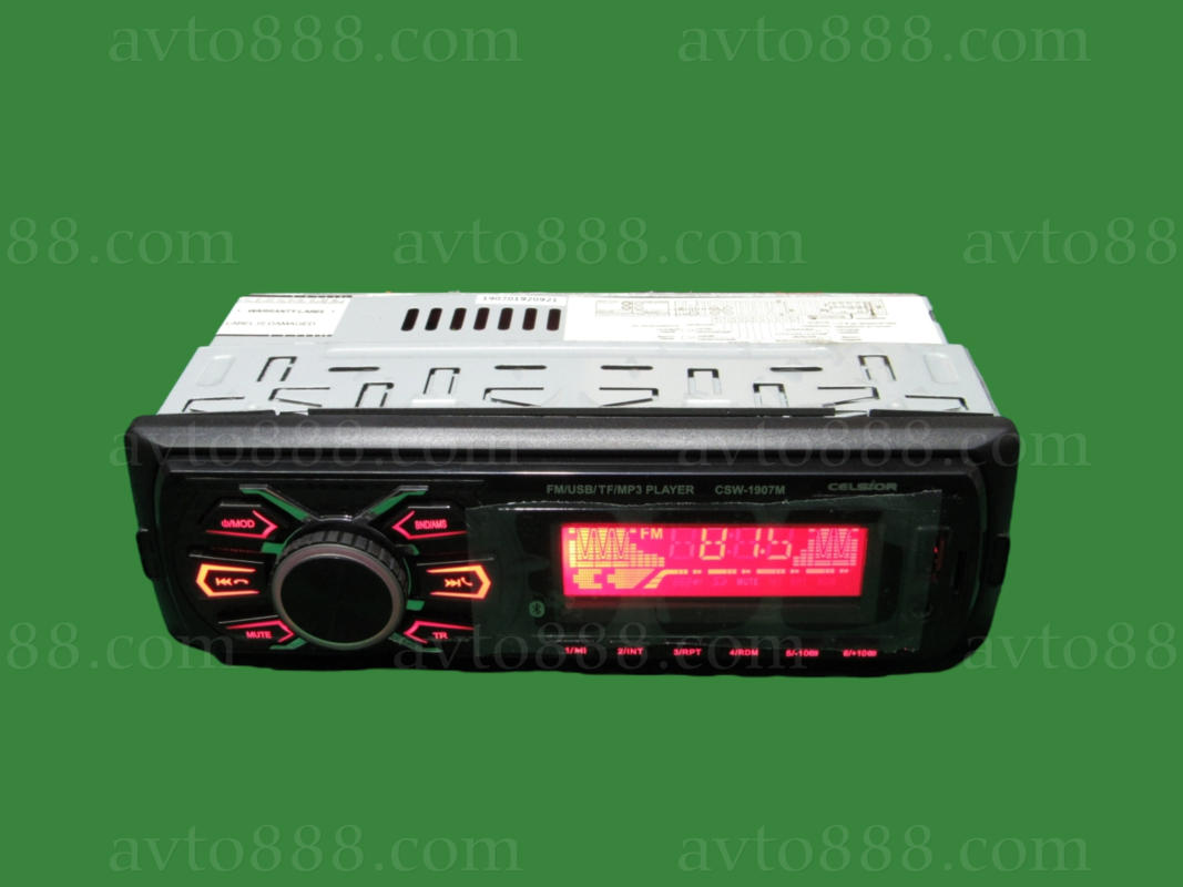 магнитофон "Celsior" CSW-1907M MP3/USB/MicroSD/ISO/доп. разъем/BlueTooth 7-цв. подсв.
