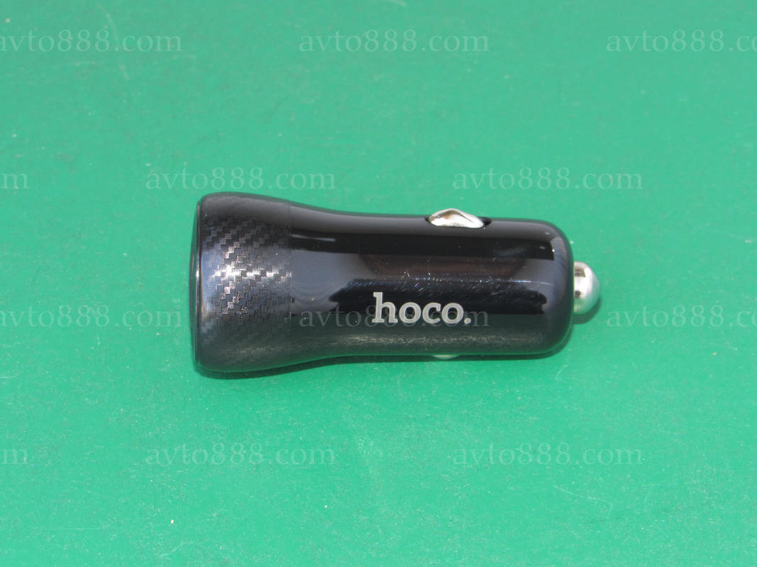 зарядка телефона автомоб. Hoco Z21 Ascender dual port car charger 2USB 3.4A Black