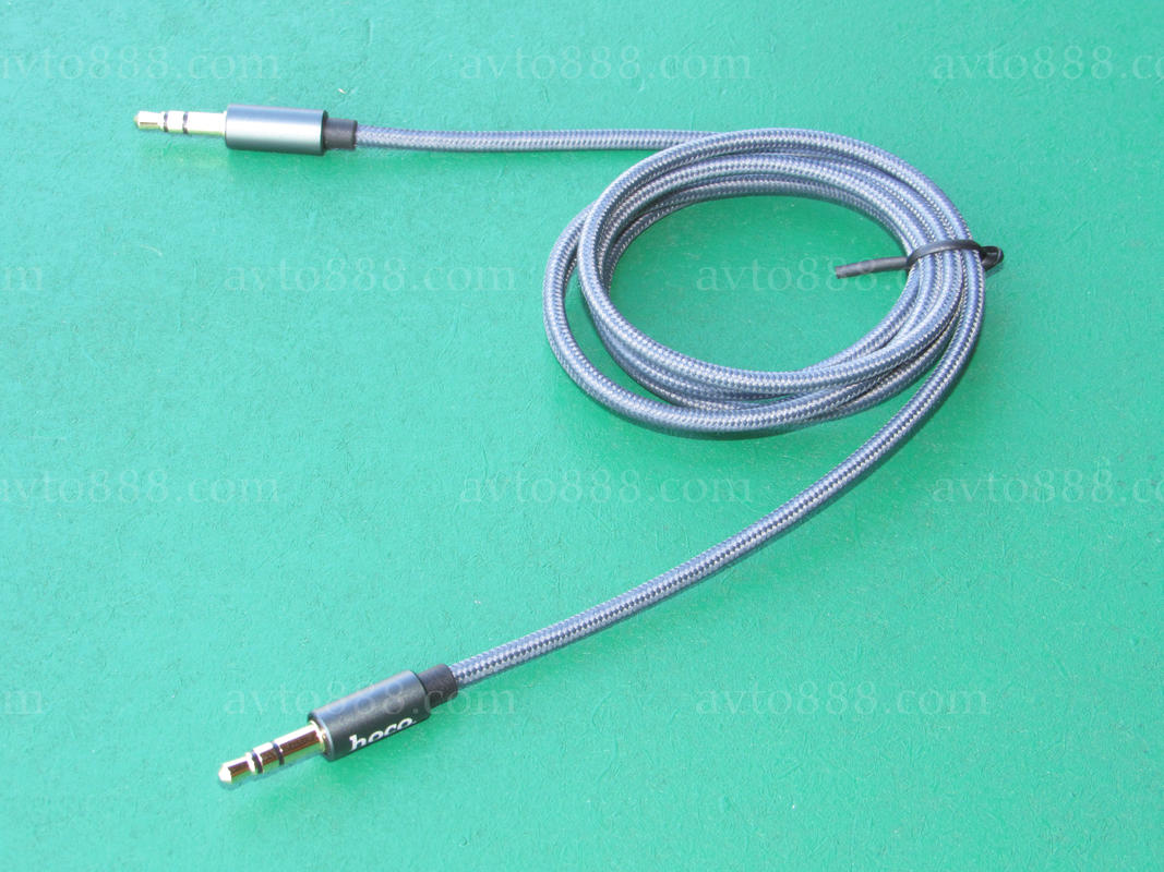 кабель Hoco UPA03 Noble sound series AUX audio cable Tarnish