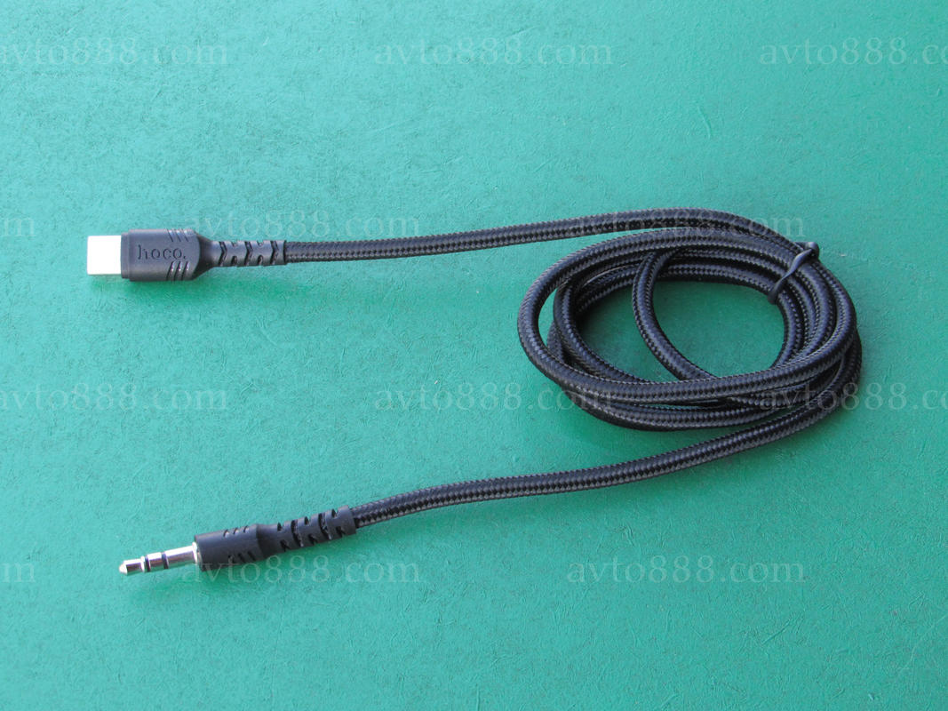 кабель Hoco UPA17 Type-C Digital audio conversion cable Black