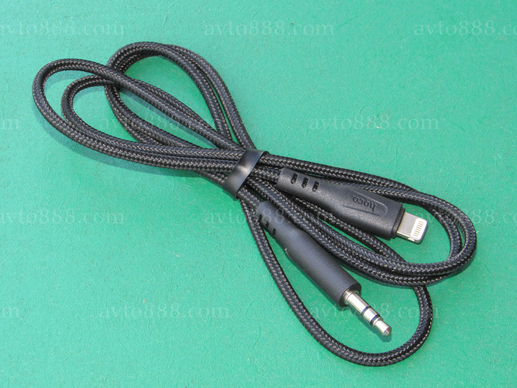 кабель Hoco UPA18 digital audio conversion cable for Lightning Black