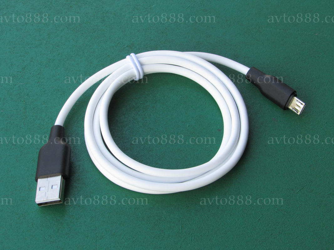 кабель cable Micro Hoco X21 Silicone charging Black&White
