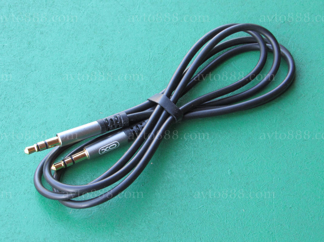 кабель AUX XO NB121 audio USB cable Black