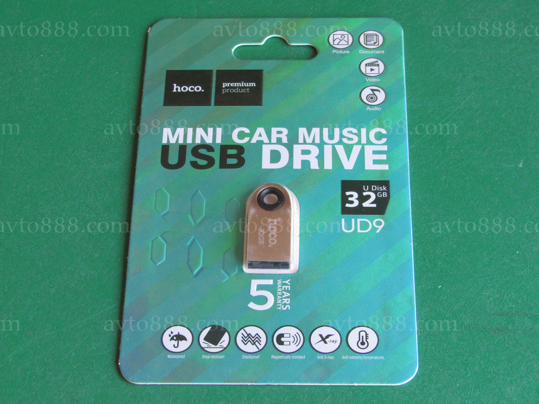 флешка Hoco UD9 Insightful Smart Mini Car Music USB Drive (32GB)