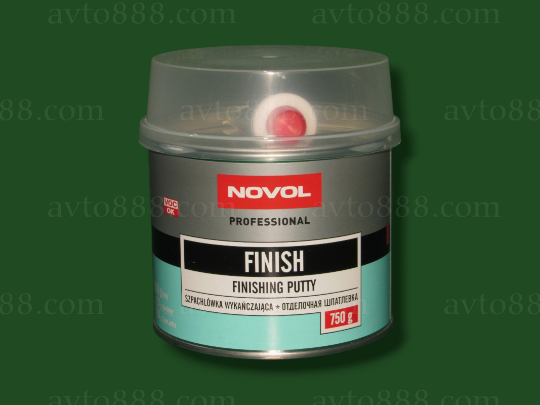 шпаклівка "Novol Finish" 0.75кг + затверджувач