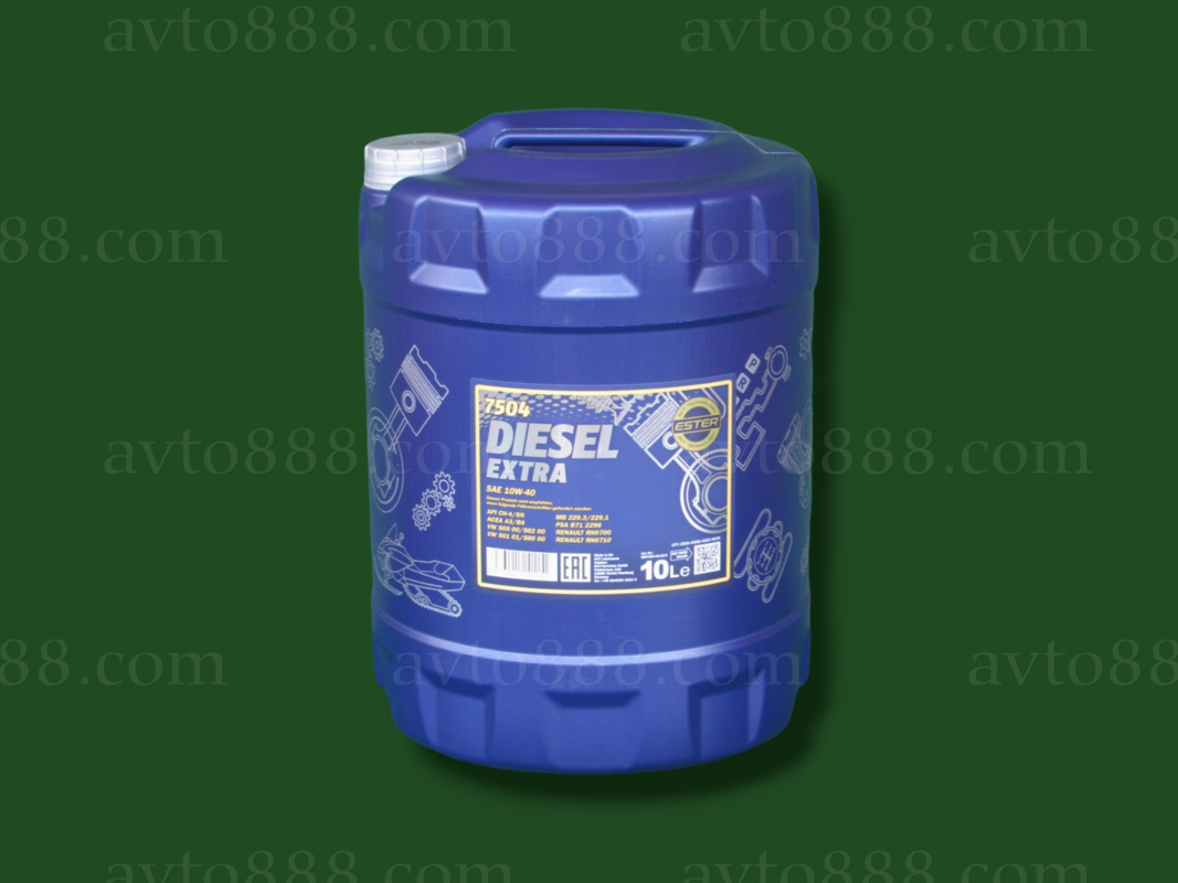 масло 10w40-diesel-10л "Mannol"