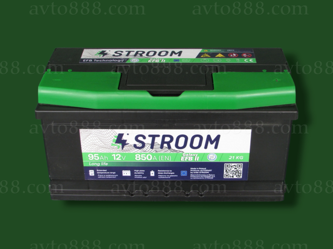 АКБ  95 R+ 850A "Stroom"-EFB   -Start Stop-