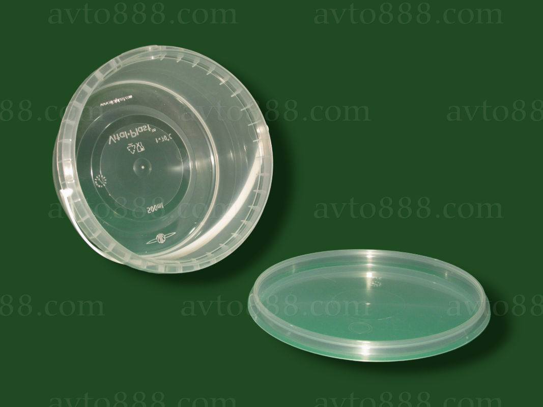 посуда для фарби 500ml кругла низька "Vital-Plast"
