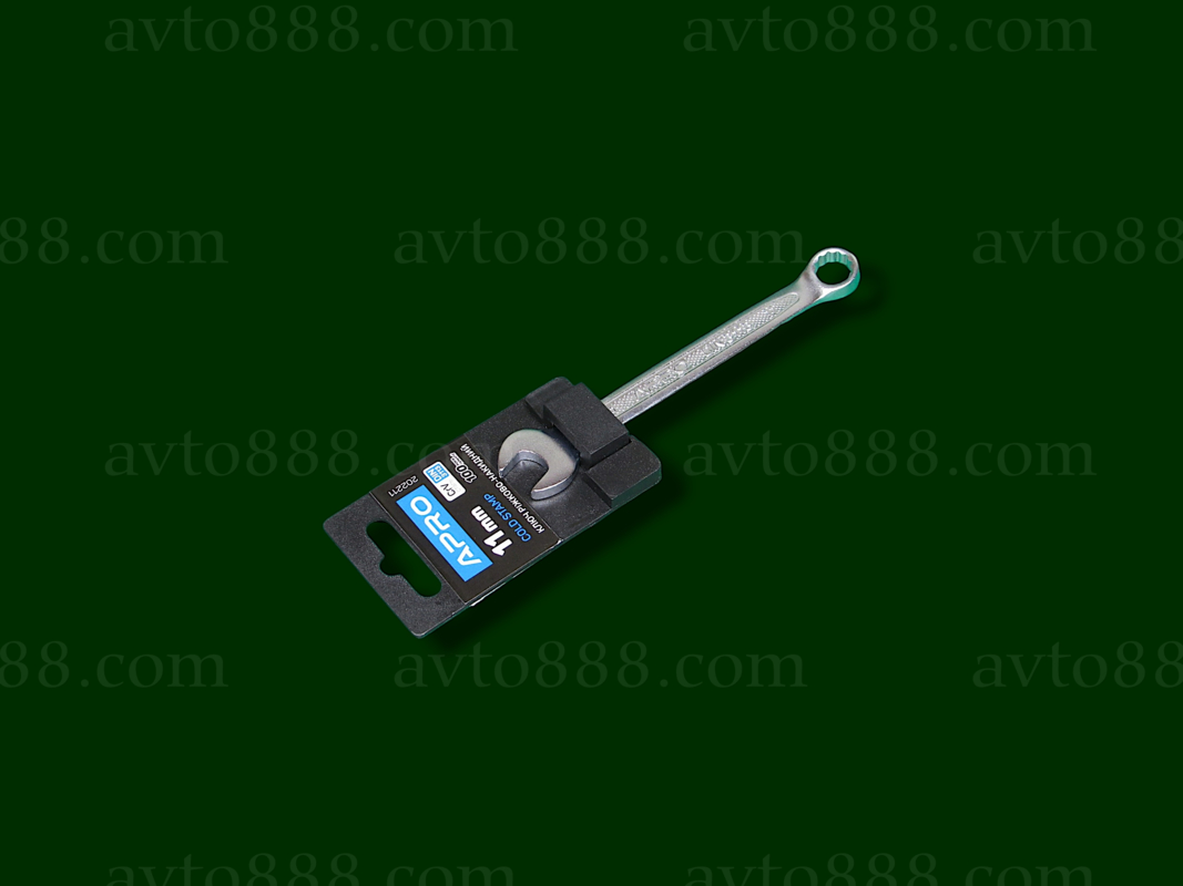 ключ ріжково-накидний Холодний штамп DIN3113 CrV 11 мм  "APRO"