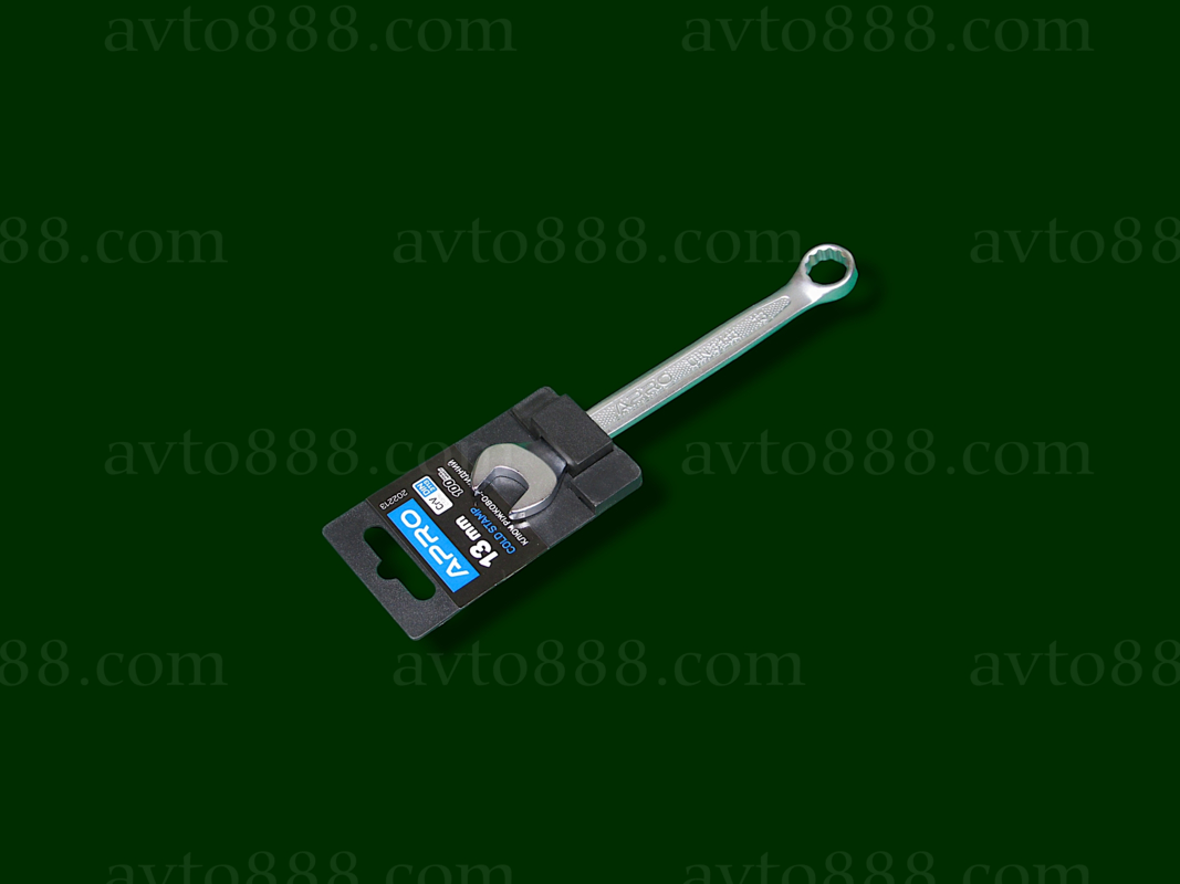 ключ ріжково-накидний Холодний штамп DIN3113 CrV 13 мм  "APRO"