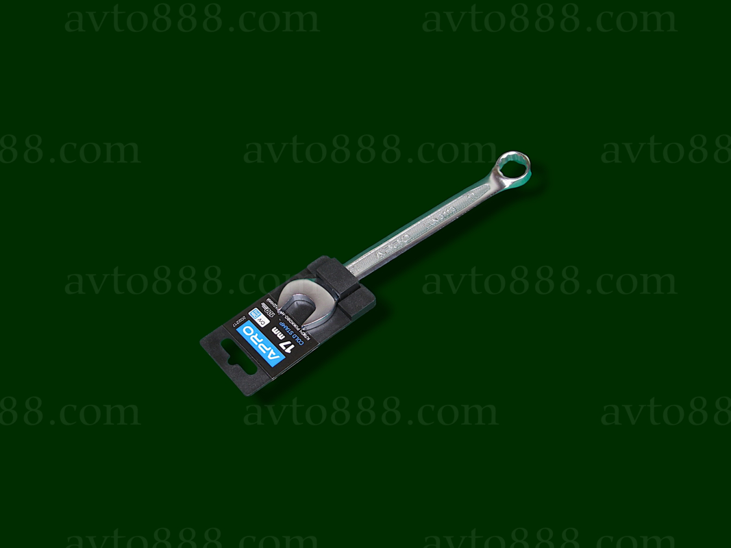 ключ ріжково-накидний Холодний штамп DIN3113 CrV 17 мм  "APRO"