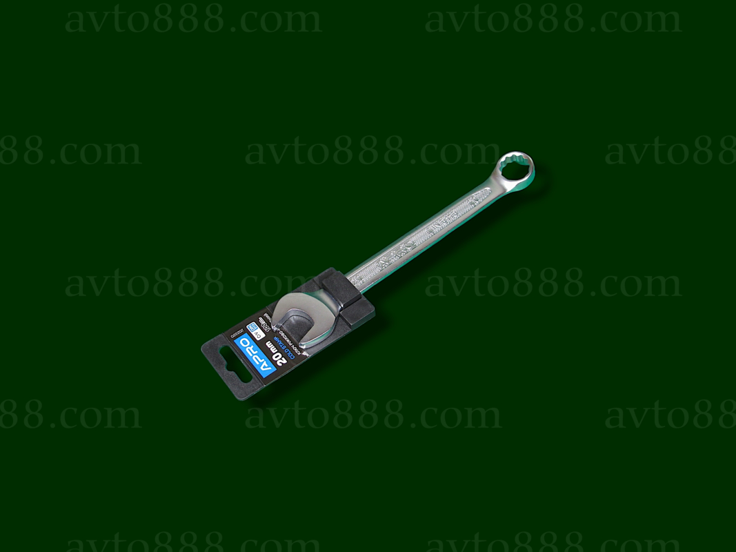 ключ ріжково-накидний Холодний штамп DIN3113 CrV 20 мм  "APRO"