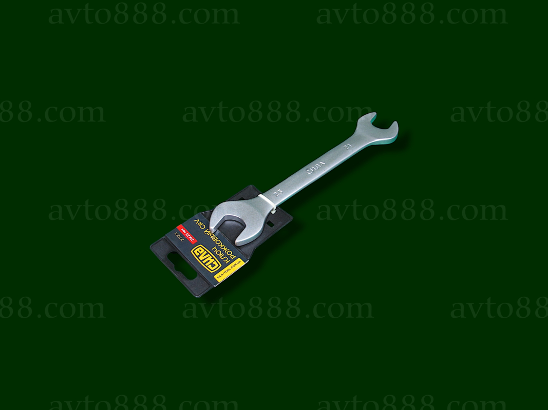 ключ Ріжковий CrV 21x23 мм  "Сила"