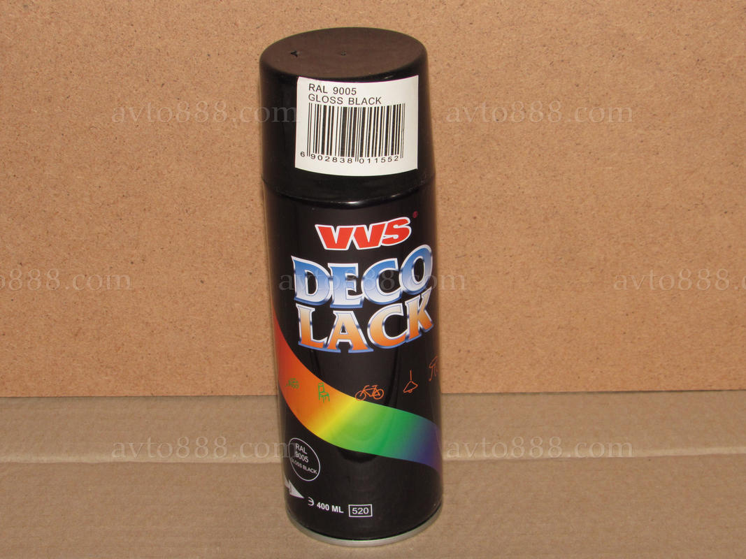фарба "Deco Lack"-ан.  чорн блиск 400ml