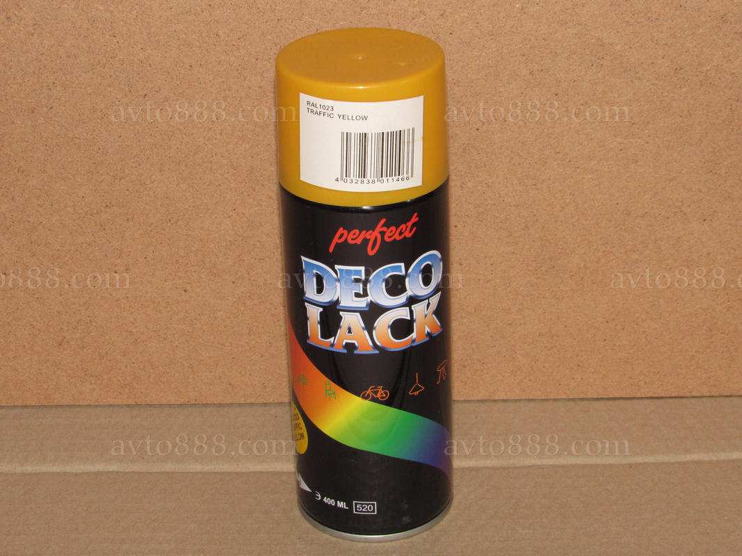 фарба "Deco Lack"-ан. жовтий 400ml